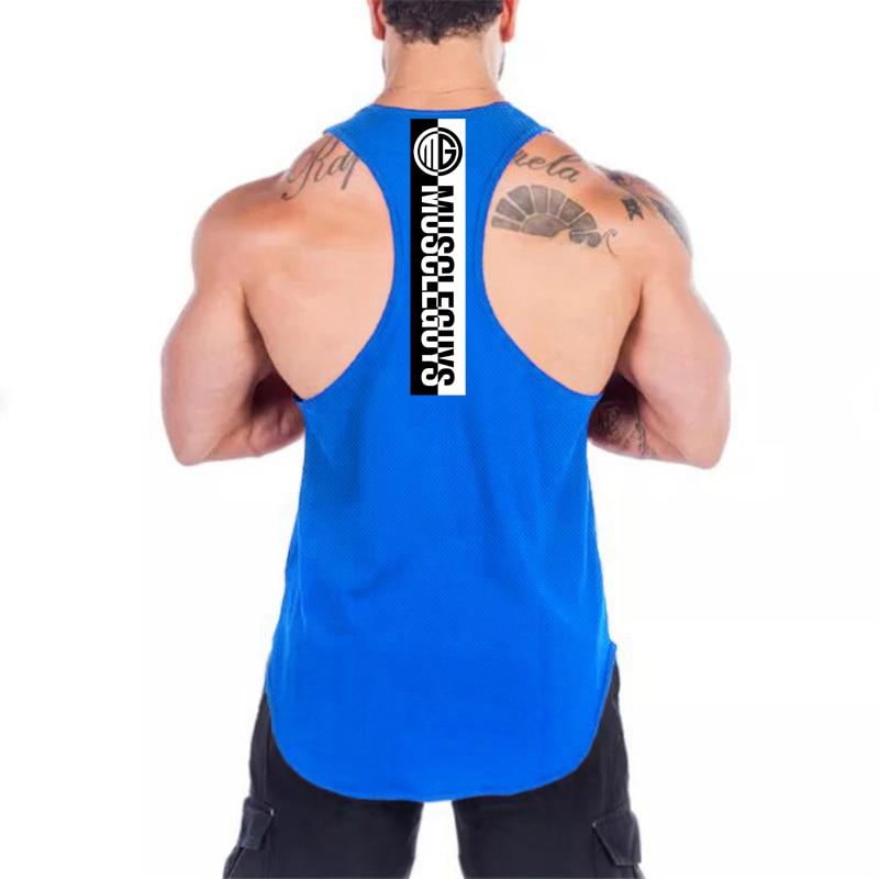 

Летняя свободная сетчатая дышащая быстросохнущая футболка Do The Work для бодибилдинга, фитнеса, баскетбола, 7 цветов XXL синий