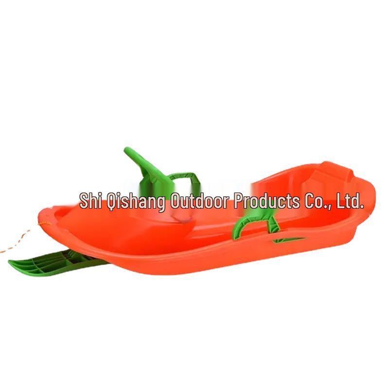 Ski Board: Multi-Use Thickened Sled for Children & Adults - Grass, Sand, Snow