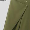 INCERUN Men One Suspender Jumpsuits Long Cargo Overalls Dungarees
