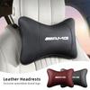 Cojín para el cuello del reposacabezas del asiento de cuero del coche Amortiguación de la cabeza Tapa de la válvula del neumático Para Mercedes Benz AMG GLE GLS CLA CLE GLC CLS GLA W223 W213