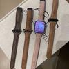 Cute Cat Magnetic Buckle Strap For Apple Apple Watch Iwatch109876Se Leather