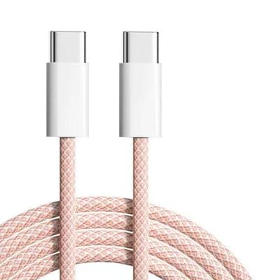 60W USB C Charger Cable,PD Braided C Type Quick Charging Cable for iPhone 15/15 Plus/15 Pro/15 Pro Max/MacBook/Samsung Galaxy S4