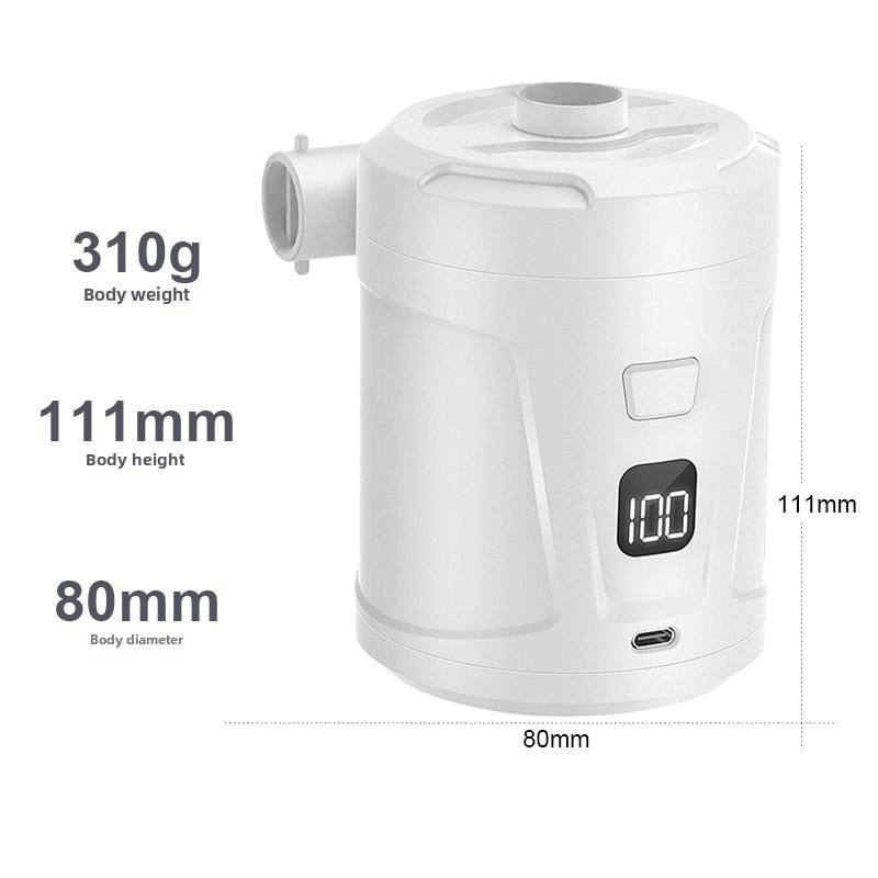 Portable Wireless Mini Air Pump for Outdoor Inflatable Swim Rings and Cushions