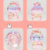 Statue Transparent Gradient Rabbit Dolls Candy Color Cartoon Model Toy  Couple Gifts