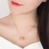 3D Football Necklace Rhinestone Soccer Necklace Creative Football Pendant Choker  Men