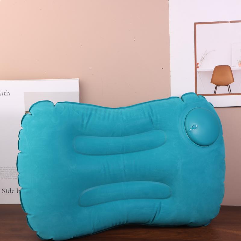 Camping Inflatable Pillow Outdoor Portable Pillow Pool Pillow Lightweight Soft Car Pillow For Neck And Lumbar Support