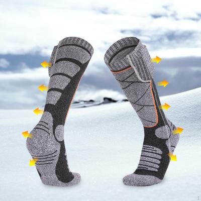 Heated Socks Boot Sock Knee High for Outdoor Sports Skating Skiing Hiking