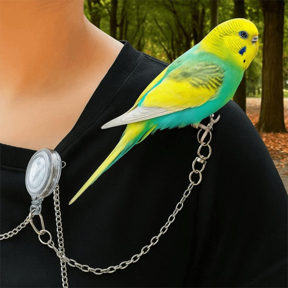 Bite Resistant Anti-flying Training Leash Lightweight Bird Foot Chain Pet Bird Harness  Walking
