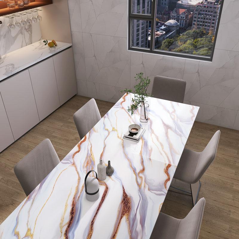 High Temperature Resistance Kitchen Cabinets Wallpaper Waterproof and Oil Resistant Waterproof Wall Stickers Self-adhesive 40cm