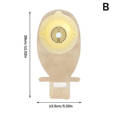 Disposable Ostomy Bags Skin Stoma Rings Leakproof Barriers Baseplates Built In Activated Carbon Sheet Lining Safe Daily Use Fits