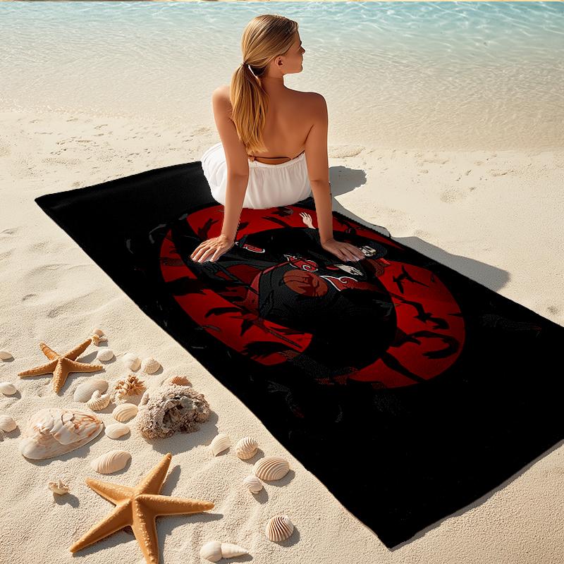 1Pc Dark Fantasy Creatures Beach Towel, Quick Dry, Multi-Use for Beach Pool Gym Yoga Home Travel, Christmas, Halloween, Xmas Gift M928364