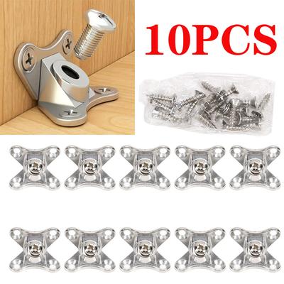 10 Stück/Packung Schmetterlingseckcode Abnehmbare Schmetterlingsstrebe Legierung rechtwinkliger L-Winkel Befestigungselement Stützverbinder für Schrank