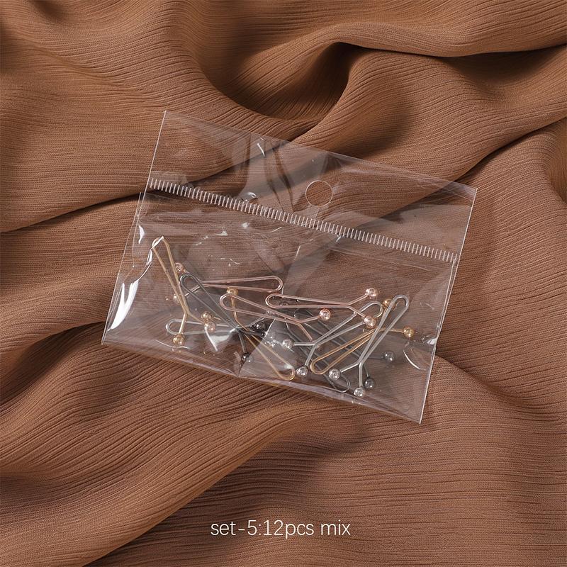 12Pcs/bag Muslim Hijab Pins Fashion Women Scarf Findings Safety Brooch Jewelry Islamic Multicolor Headscarf Buckle Accessories