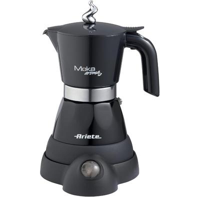 Electric Coffee Maker Ariete 1358/01 Moka Aroma Black