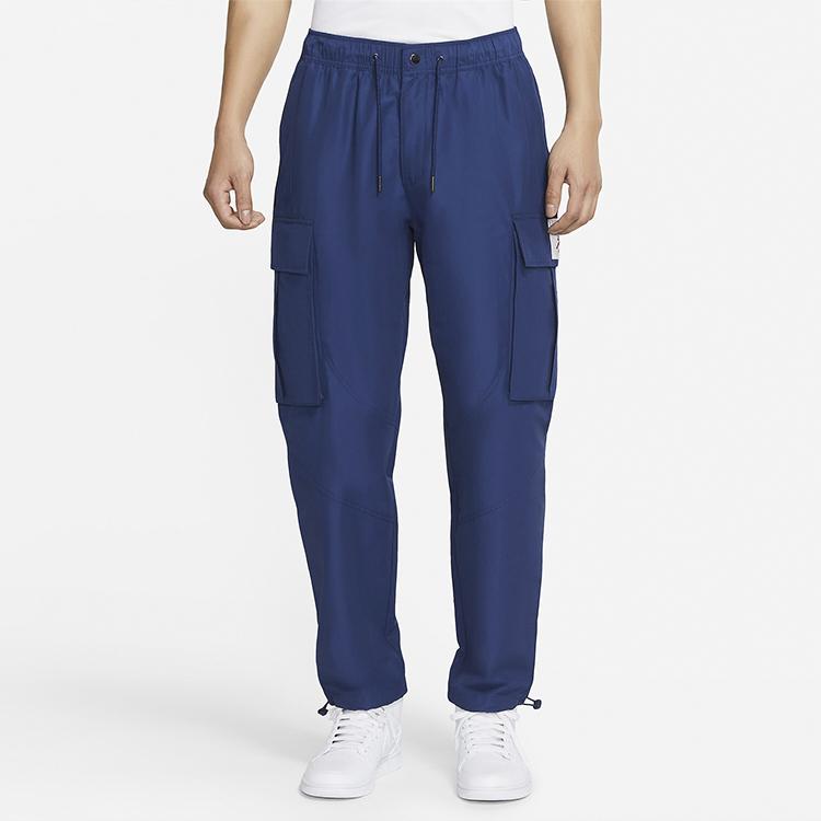 Jordan Flight Logo Woven Utility Cargo Pants Men Bottoms Space-Blue CV3178-492