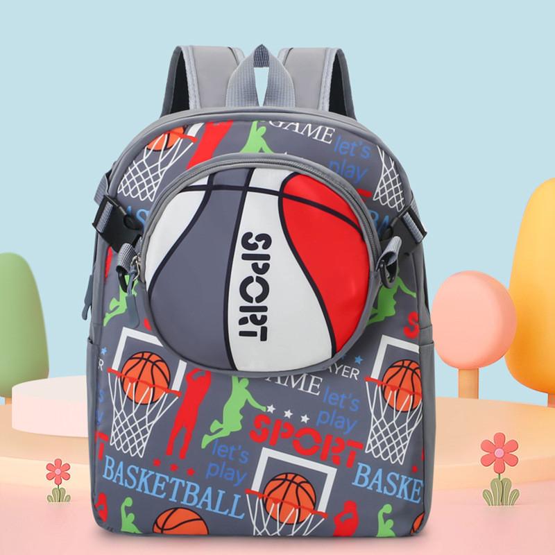 Cute Colorful And Childrens Nylon Backpack Ideal For Kindergarten With Detachable Bag