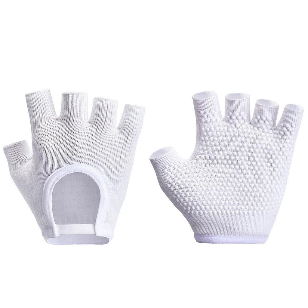 Hollow Anti-Slip Sweat-Absorbing Yoga Gloves