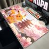 Mouse Pad Pastel Pink Sakura Pikachu Computer Gamer Keyboard Pad Kawaii  Gaming Accessories Gamer for Esports Mousepad