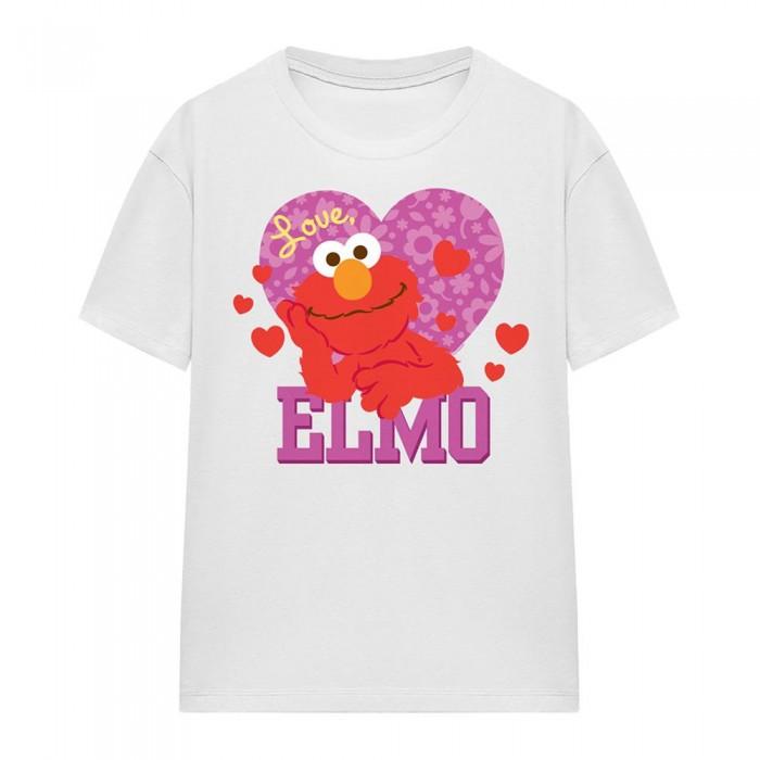 Sesame Street Womens/Ladies Love Elmo Valentine's Day T-Shirt