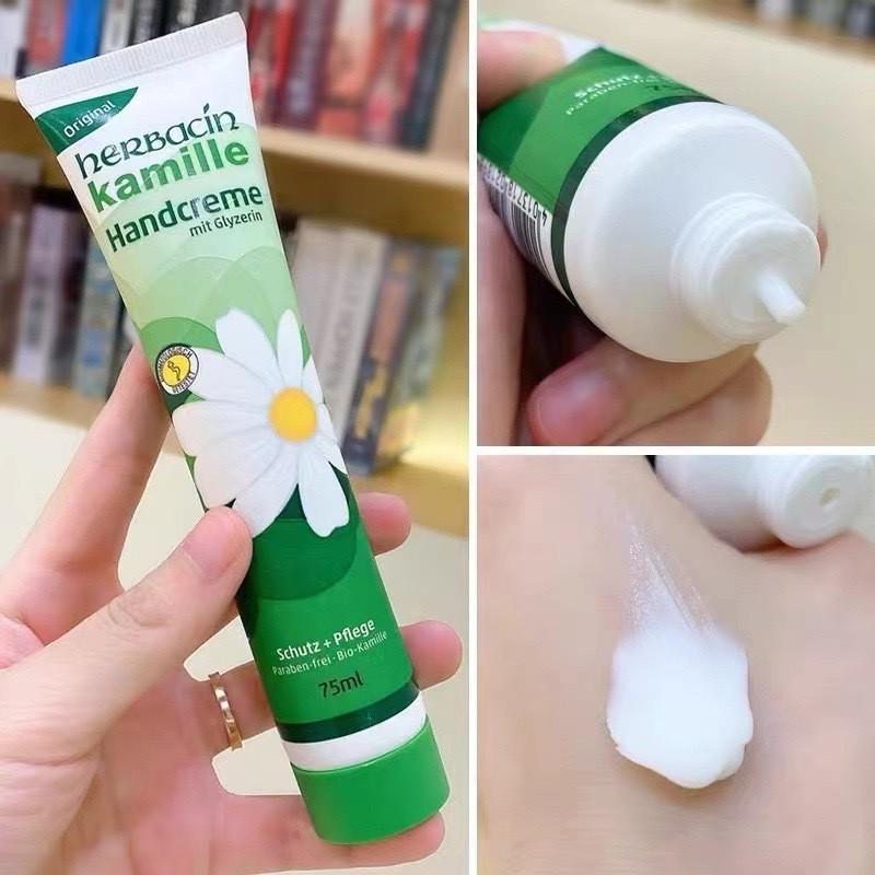 German Chamomile Hand Cream 75ml - Moisturizing, Hydrating, Anti-Cracking, Non-Greasy