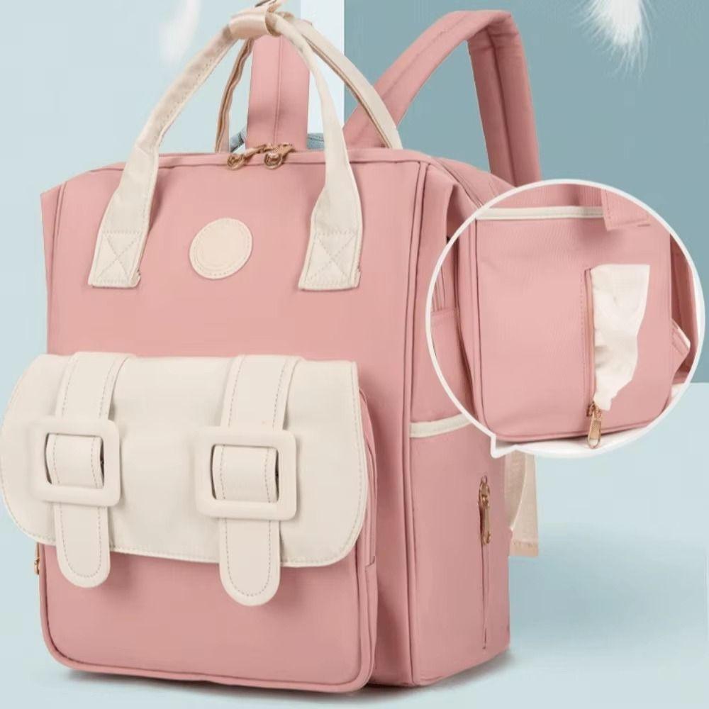 Waterproof Diaper Bag Backpack Durable Breastfeeding Bag Travel Backpack  Daily Outings