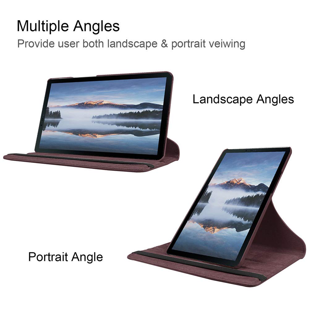 Tablet-Hülle für Samsung Galaxy P5100 N8000 T110 P600 T800 T350 T550 T715 T815 T560 Flip drehbarer Ständer Lederhülle