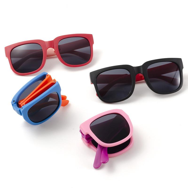 Fashion Folding Children'S Eyeglasses Baby Summer Sunglasses Cool Box Shades Men And Women Eyewear