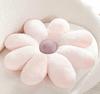 Soft Colour Fluffy Flower Throw Pillow Stuffed Lifelike Daisy Flowers Plush Toy Plant Home Decor Cushion Chair Mat for Kids Girl