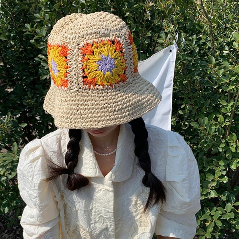 Summer Women Hats Wide Brim Sunscreen Fisherman Hat Supplies Lovely Bucket Hat