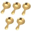 5Pcs 304 Stainless Steel Ice Crm Scoop T Dessert Spoon Crm Kitchen Utensils
