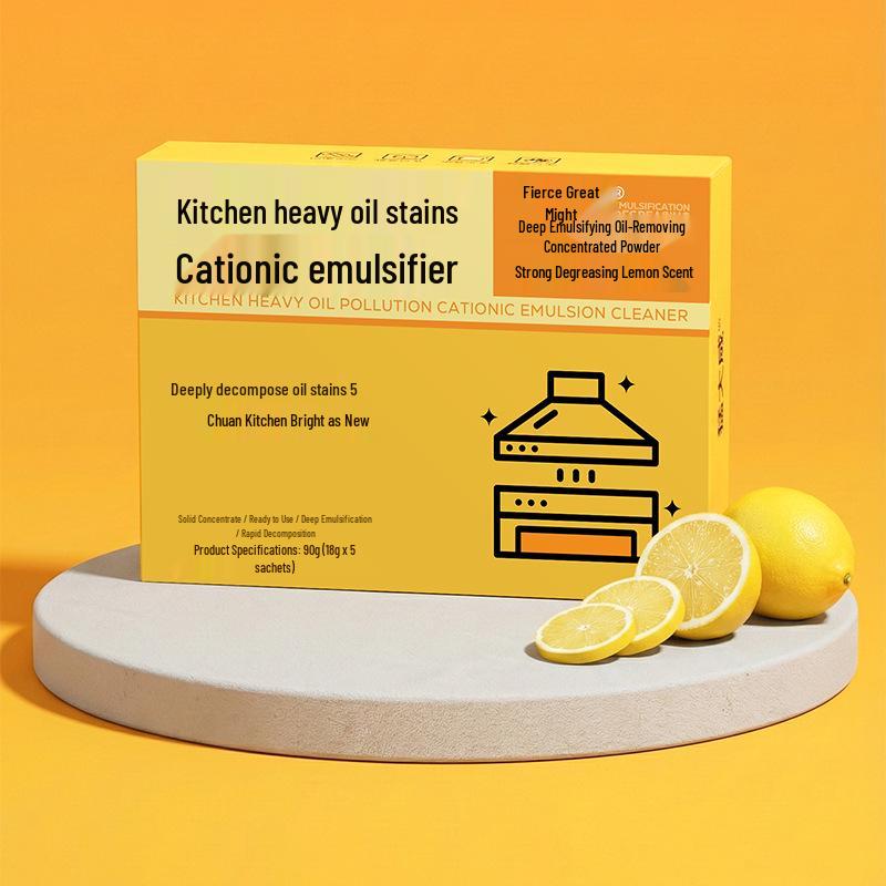Heavy-Duty Kitchen Oil Stain Remover Foam for Range Hoods