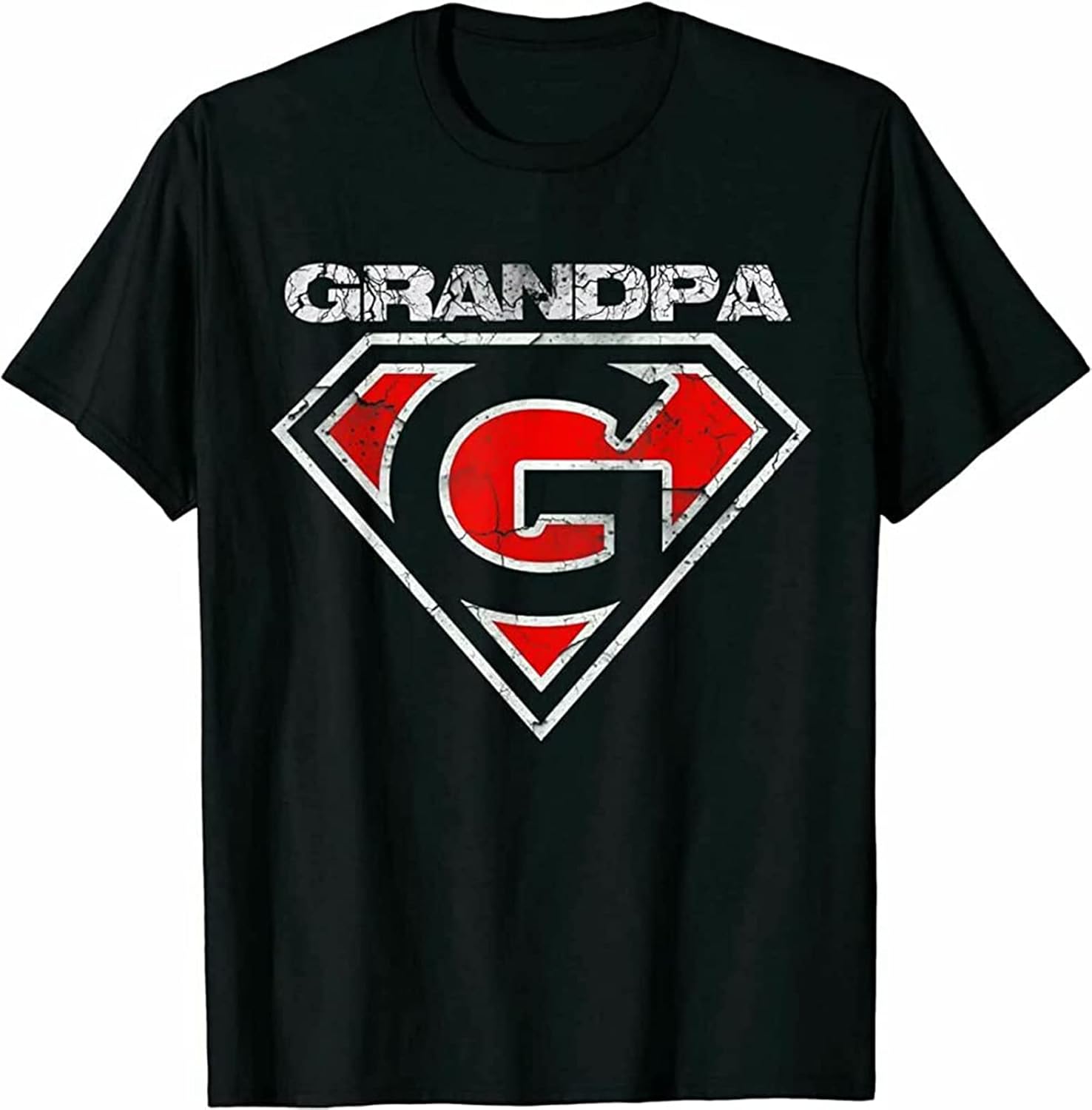 Men s Funny Grandpa Gift Idea Tee T Shirt XS чёрный