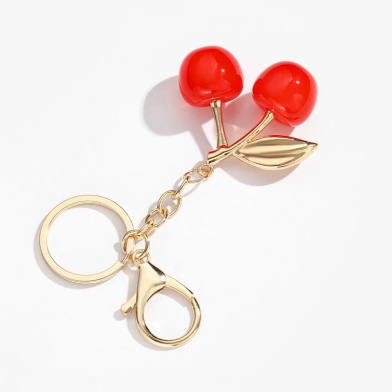 

Милые подвески в виде вишневых фруктов, украшения для автомобиля, сумочки, сумки на ремне, подвесные украшения, модные аксессуары, подарки A3