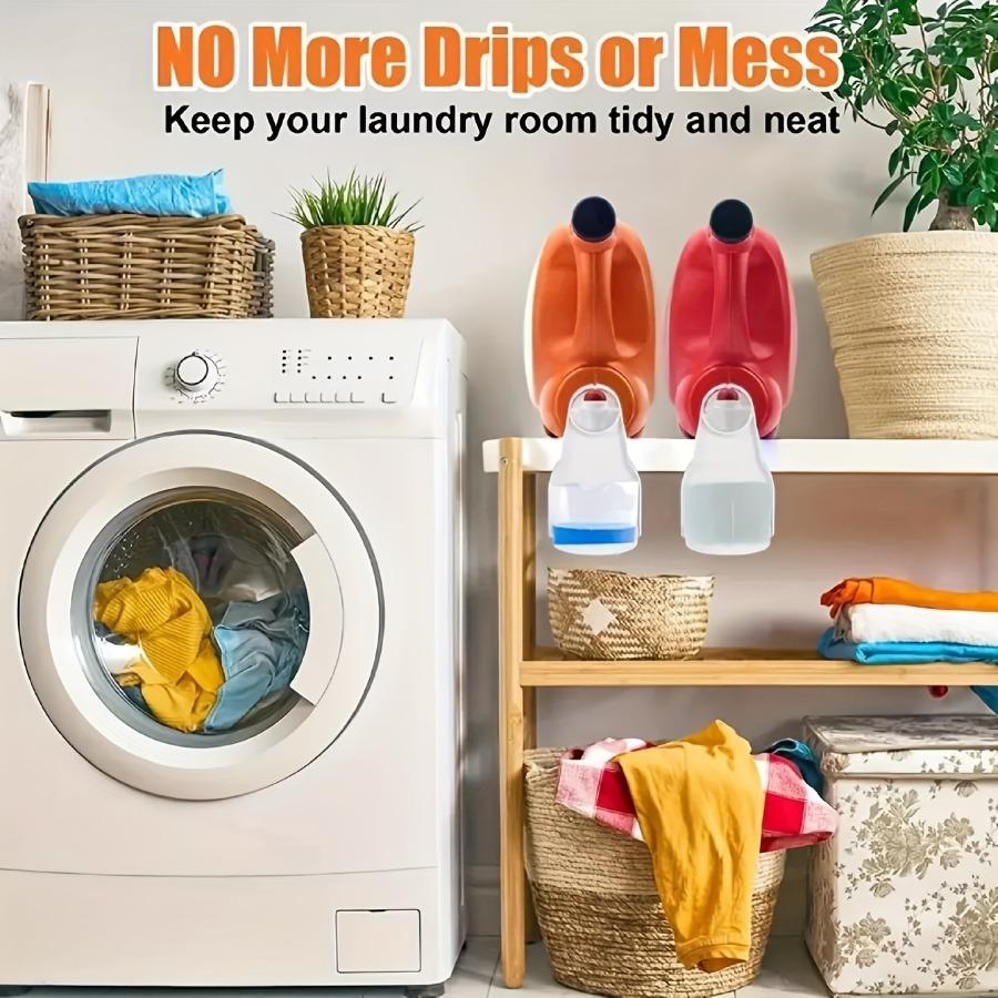 Laundry Detergent Cup Holder, Preventing Overflow And Dripping, Detergent Drip Tray, No Battery Needed, Fabric Softener Dispenser, Essential for Home