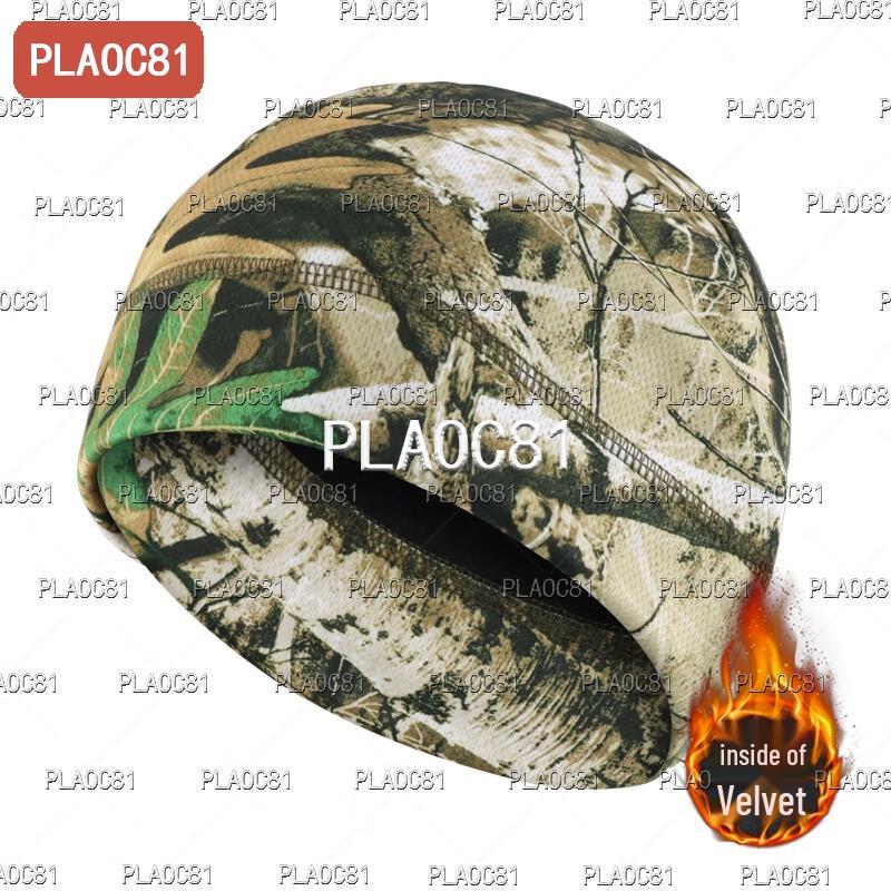 PLAOC81 Camouflage Fleece Lined Winter Hat