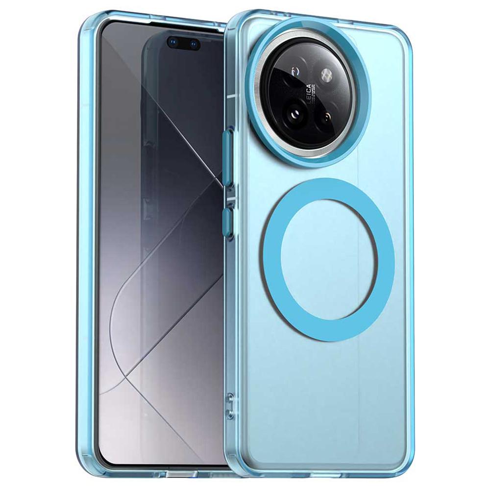 For Xiaomi 14 Civi 5G/Civi 4 Pro 5G Case Compatible with MagSafe PC+TPU+PET Anti-Drop Phone Cover