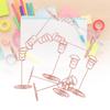 10Pcs Table Card Holder Reusable Metal Iron Place Stands Display Clips for Weddings Events Restaurants Parties