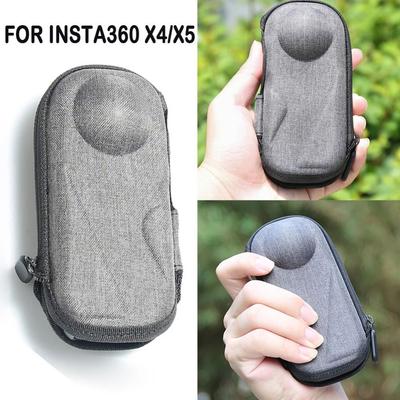 Portable EVA Storage Bag Anti-drop Shockproof Protective Box Hard Shell Carrying Case for Insta360 X5/X4 Camera Accessories