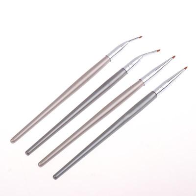 1/2Pcs Ultra Fine Eyeliner Brush Angled Bent Tip Detail Eye Liner Brush Under The Eyes Place Precise Detail Concealer Brush