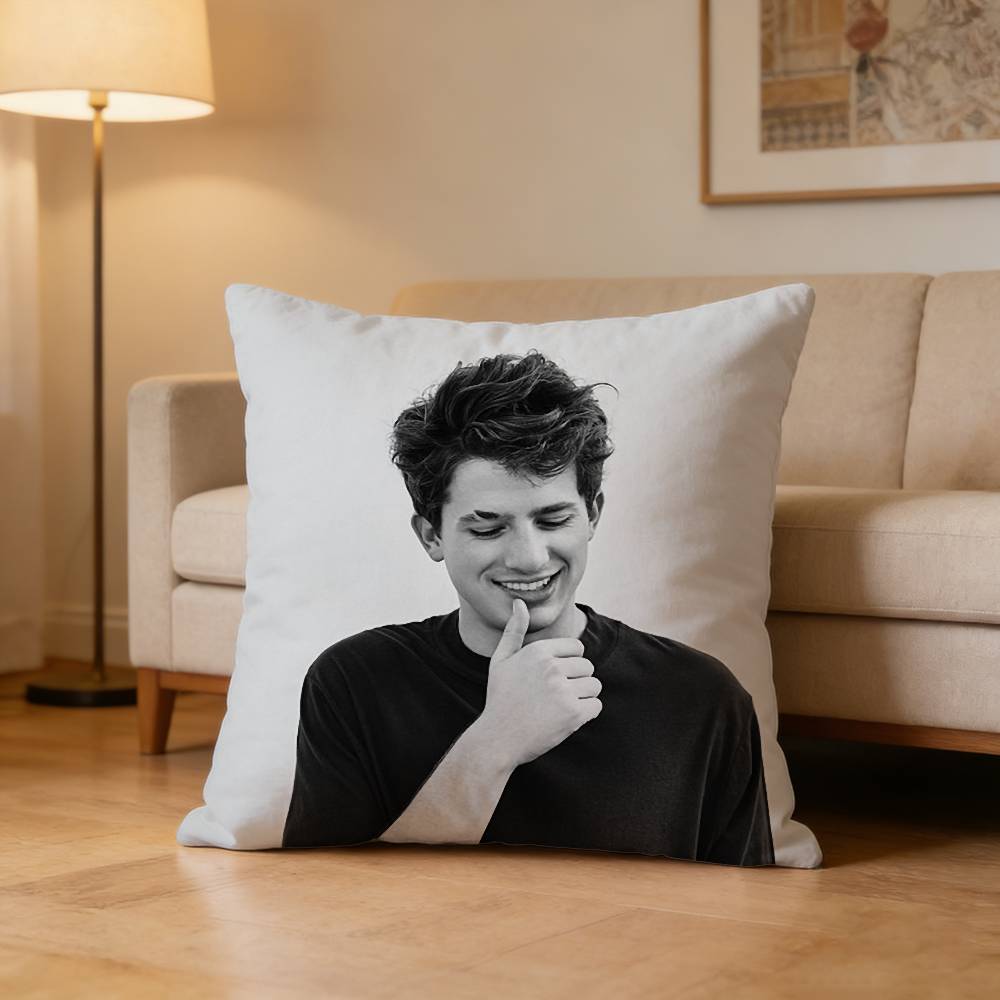 Singer CCharlie Puth Pillow Case for Sofa Living Room Home office Decor Protective Cover