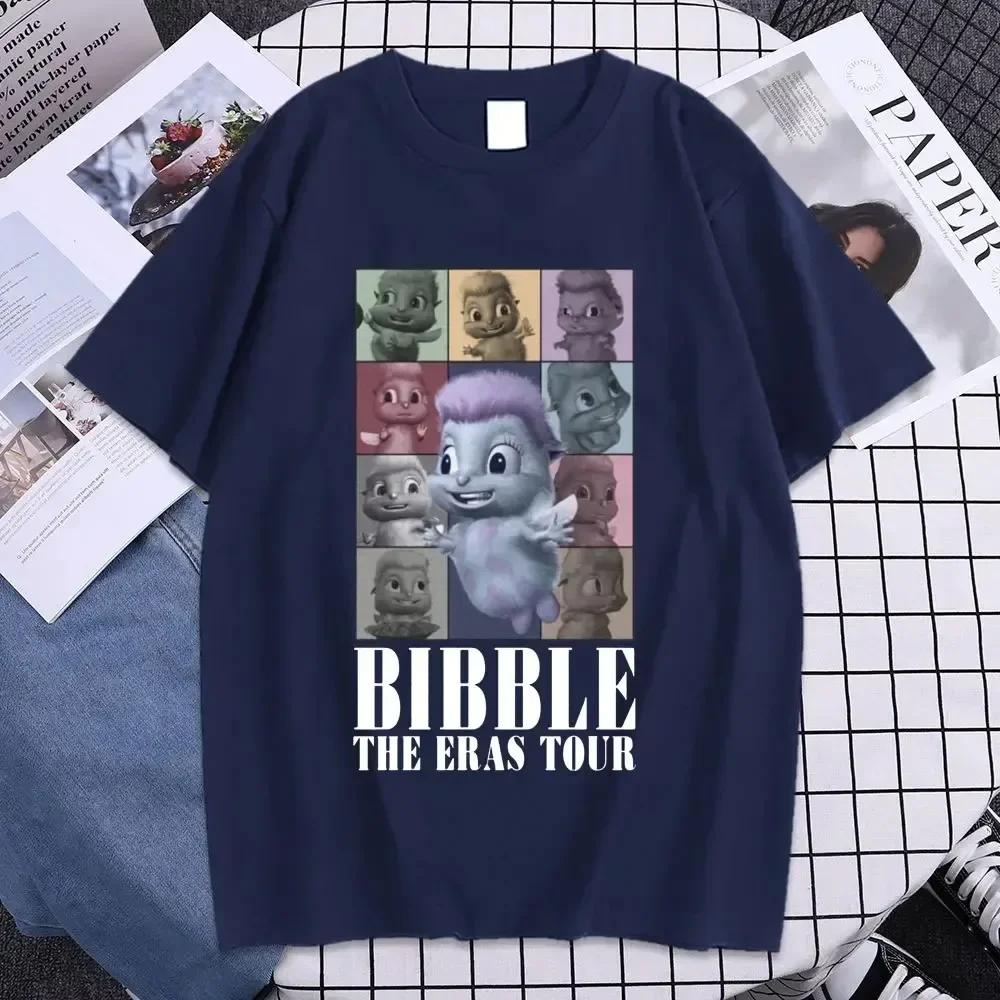 Cute Bibble The Eras Tour T Shirt Boys GirlsUnisex's Aesthetic High Quality Streetwear Summer Oversized Short Sleeve Tops