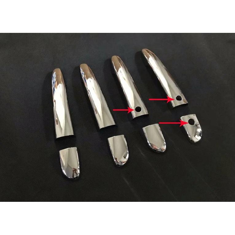 For Mazda CX-5 CX5 CX-8 CX8 CX-9 CX9 2017 2018   Car Accessories  ABS Chrome Door Handle Cover Trim Left drive 3 Hole