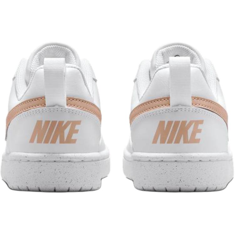 Nike Court Borough Low Recraft GS Białe Trampki Dziecięce Błyszczące DV5456141