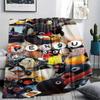 1PC PINGU Print Flannel Blanket, High Quality All Seasons, Home Decor, Warmth and Comfort, Perfect for Christmas Gifts