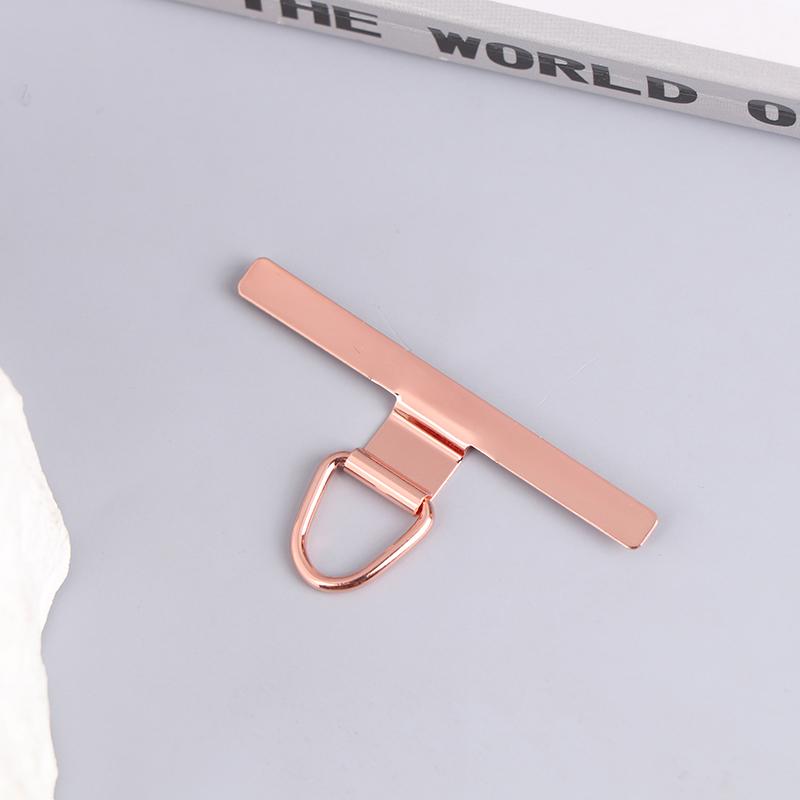 Ultratunn rostfri telefonfäste patch packning mobiltelefon rem delar säkerhetsanslutningsstycke