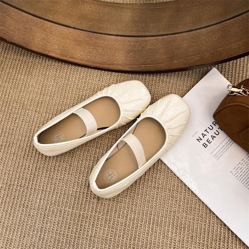 Fashion Women Flats Loafers Ballet Shoes Sandals 2025 Summer Desigenr New Casual Leather Shoes Retro Woman Shoes Sport Mujer Zapatos