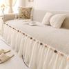 Cream Wind Sofa Towel Universal In All Seasons 2025 New Chenille Seat Cushion Cover a Whole Cover Non-slip Cover