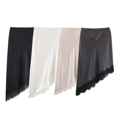 Lace Women's Skirts Elastic Lace Underskirt Fashion Satin Half Slip Dress  for Girls