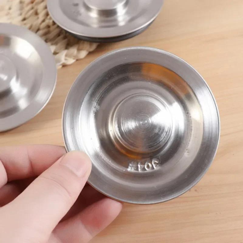 

Kitchen Drainer Sink Cover Stainless Steel Bathtub Drain Plug Stopper Filter Integrated Drainer Universal Accessories Hardware 8.8cm