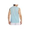 Nike Logo Loose Fit Crew Neck Sleeveless T-Shirt Men Tops Blue FZ8080-474